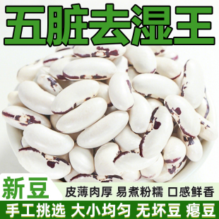 白芸豆货云南产农家新鲜大白干豆雪豆特腰豆扁豆五谷杂粮云豆子类