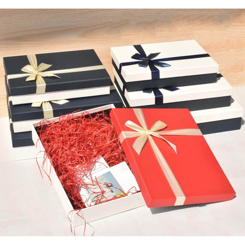 长方形礼品盒 超大伴手礼盒 结婚礼物包装盒围巾盒相框盒logo定制