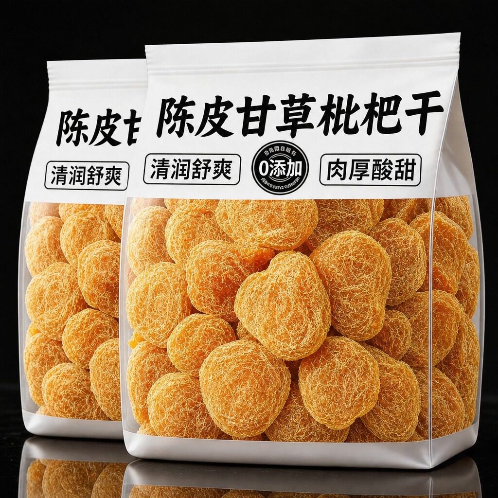 【拒绝杏干凑数】陈皮甘草枇杷干图片