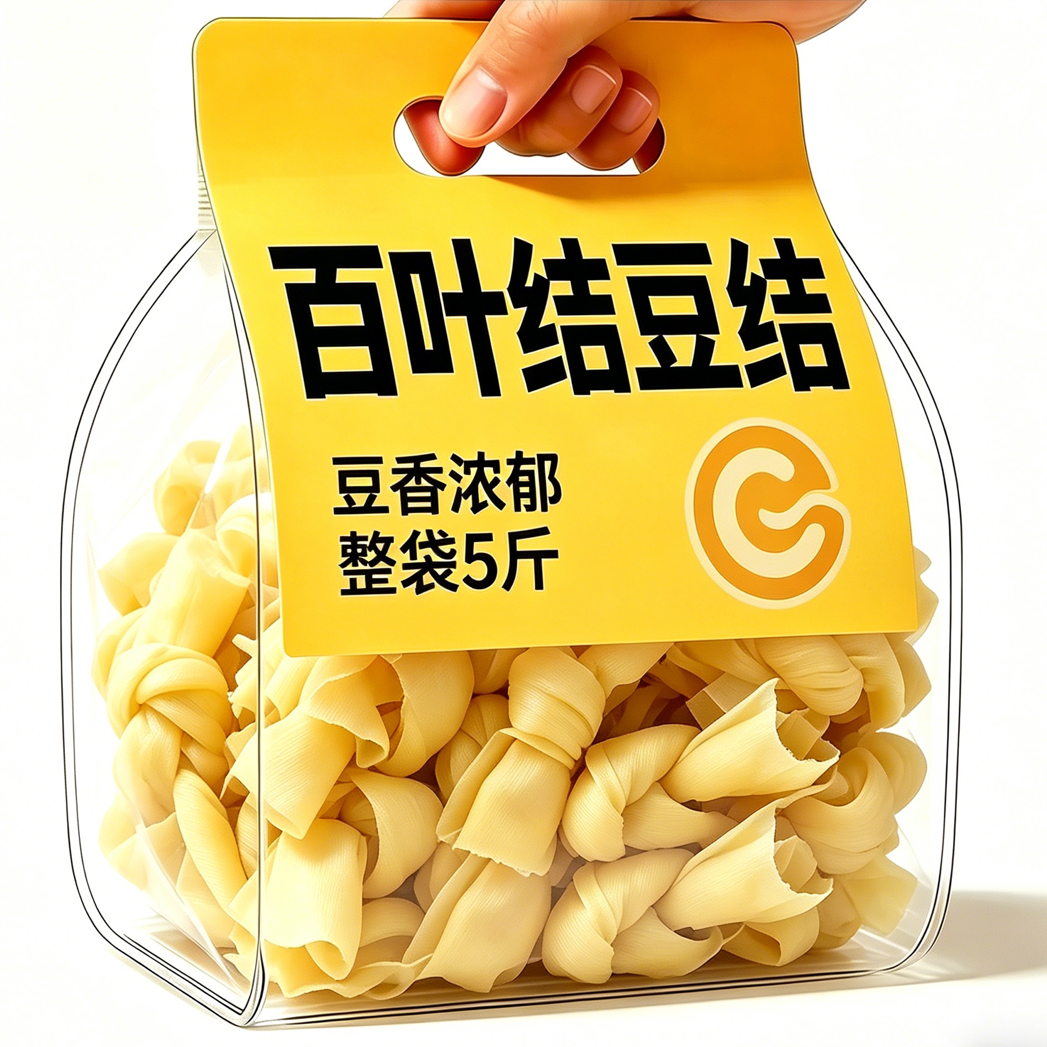 特级千张百叶结干货官方旗舰店大豆黄豆结豆腐竹千张结豆皮火锅图片