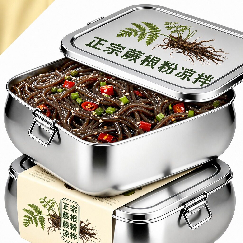 四川正宗蕨根粉凉拌官方旗舰店正品无添加0脂肪低脂干粉凉拌菜图片