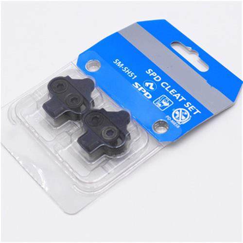 山地自行车SPD锁踏SH51 SH56锁片XT M520 M540自锁脚踏锁鞋螺母板