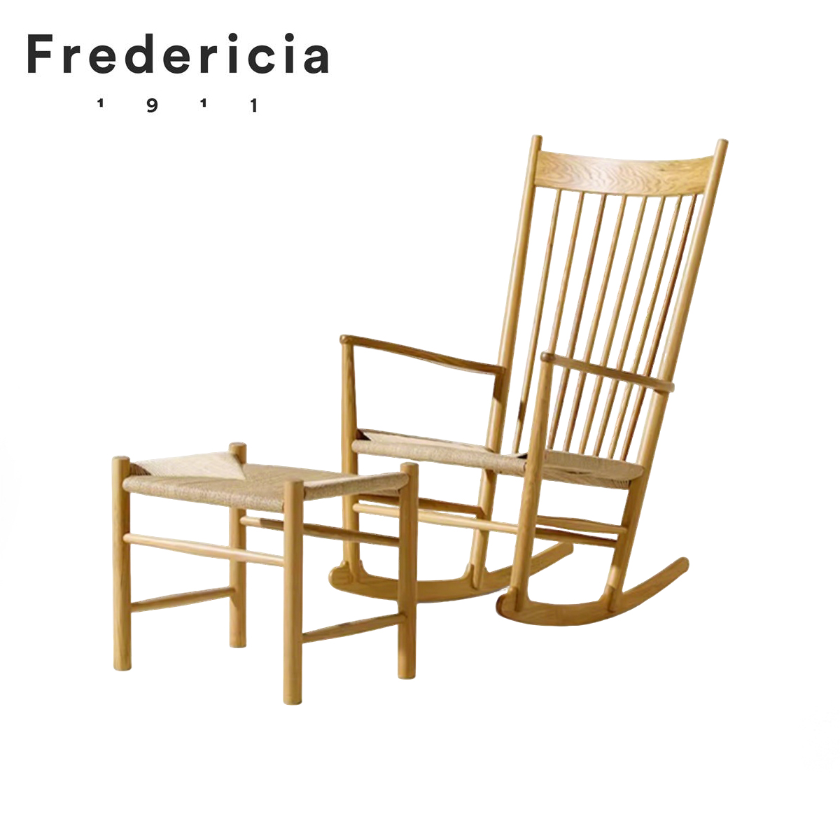 【原装正品】丹麦 Fredericia | Wegner J16 Rocking Chair 摇椅