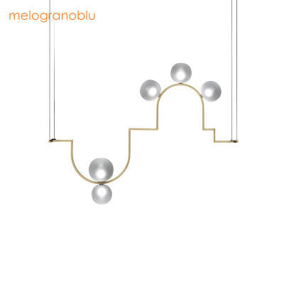 意大利原装进口Melogranoblu Diapason Model A简约餐厅吧台吊灯