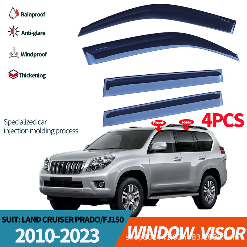 适用丰田普拉多晴雨挡for toyota Prado fj150 2010+Window visor