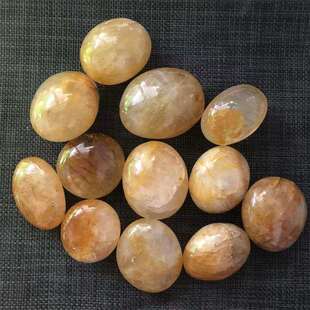 天然黄胶花水晶把玩大颗粒扩香石外贸热销装饰水晶工艺品摆件