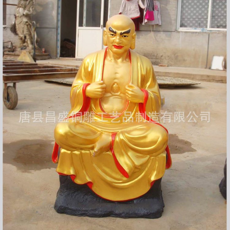 全铜十八罗汉雕塑工艺品