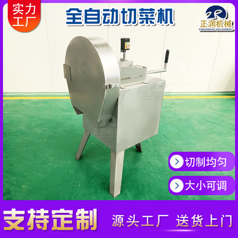 现货销售推杆水果切片设备 全自动菠萝切片机 商用咸菜切片机
