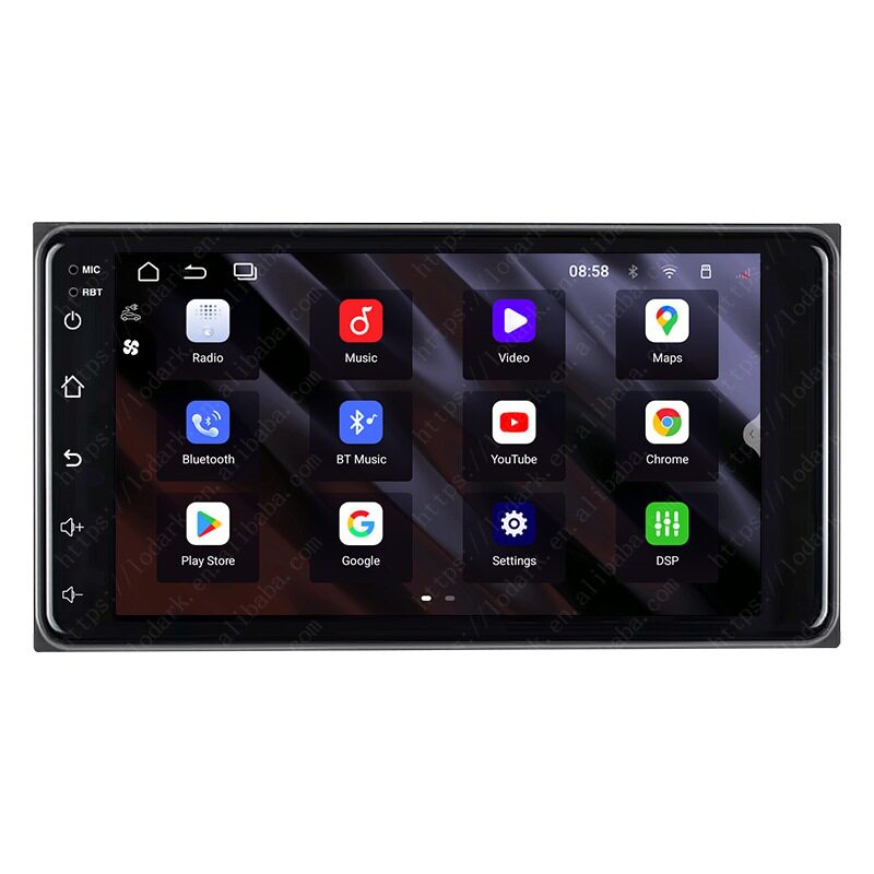 花冠7寸汽车DVD车载智能4G导航车机倒车援助中控屏carplay一体机