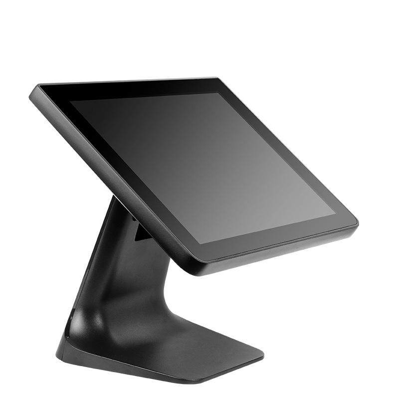 收银机15寸超市带系统便利店多语言英文版外贸双屏收银机一体机