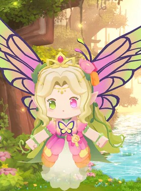 迷你世界皮肤秘境精灵菲丽茜亚永久晶灵秘宝礼盒装扮保底上号激活