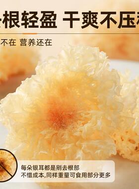 有耳机椴木耳货官方银古田小银耳非GVQ特级干野生雪白木耳搭雪燕