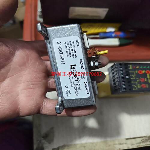 【荣强工控】L-COM poe合路器 工业级，BT-CAT5-P1J