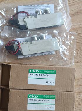 CKD电磁阀4GD219-C8-E2C-3，原装全新，余