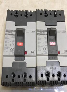 LS 韩国原装 塑壳断路器 ABS 33C 3P 10A有2
