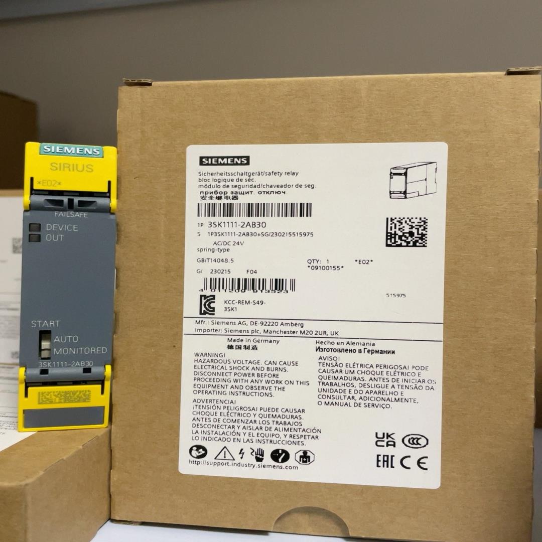 3SK1111-2AB30  SIRIUS 安全开关设备 标