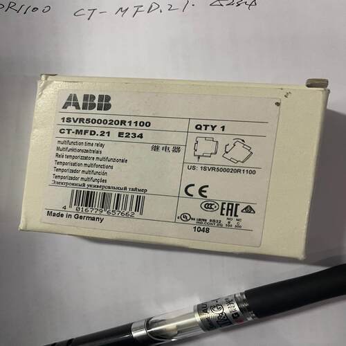 [德峰]ABB 1SVR500020R1100多功能定时器继电器Ct