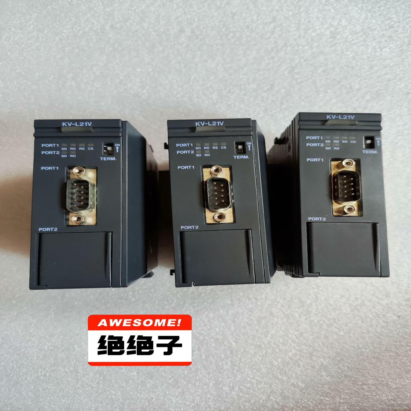 EYENCE基恩士原装正品PLC模块KV-L21V，正常拆机