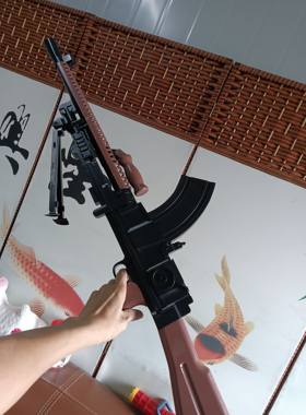 儿童玩具歪靶子软弹枪布伦大盘鸡捷克式轻机枪电动模型机关枪模型