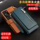 插卡p20创意新款 适用华为P60手机壳翻盖Puar70ultra全包镜头p50e真皮Pura80保护套p40pro 防摔双面p30钱包式