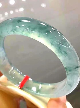 翡翠手镯冰钟玉石送妈妈礼物