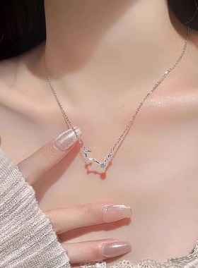 【免费刻字】999纯银七星项链