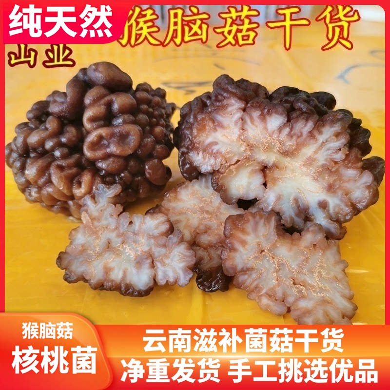 猴脑菌干货未开精品玛卡菌云南省山珍黑松菌海参菇菌核桃菌玛瑙菌