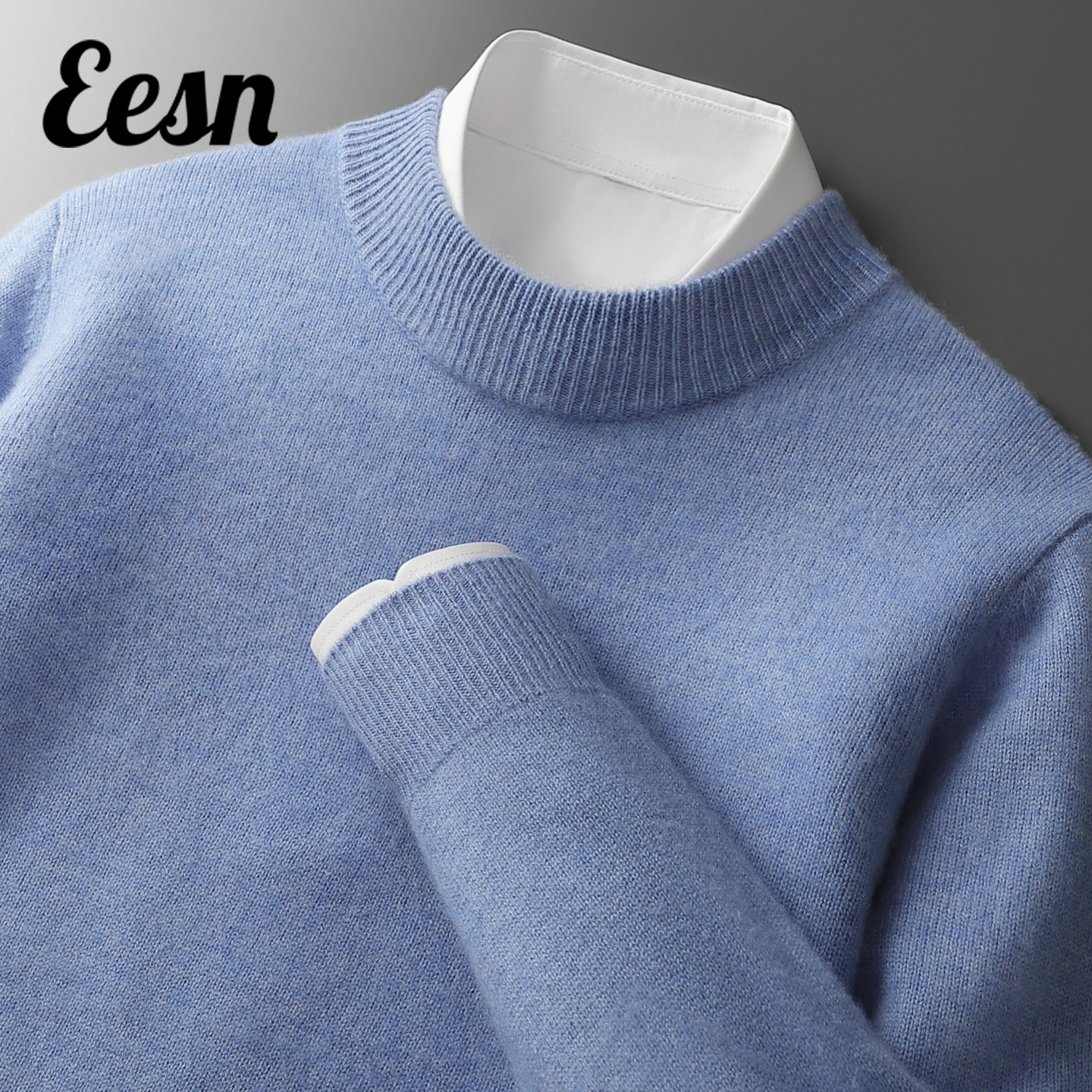 半高领羊绒衫男加厚高品质上衣