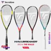 Tecnifibre泰尼飞正品 SPEED125 专业赛用均衡头重全碳壁球拍