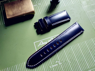 手工表带定制英国马缰革多色可选复古时尚男女适用手表配件扣包邮