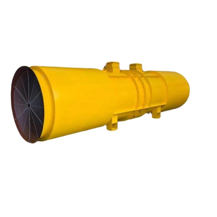 2×55kW隧道施工变频轴流通风机 低噪音隧道排烟开采送风机