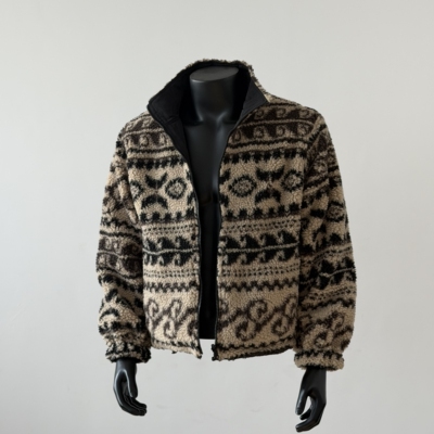 HFB冬季加厚保暖立领摇粒绒棉服