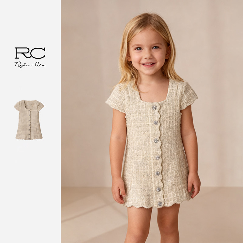 RyleeCru官方正品女童礼服连衣裙女宝裙子25秋2上新