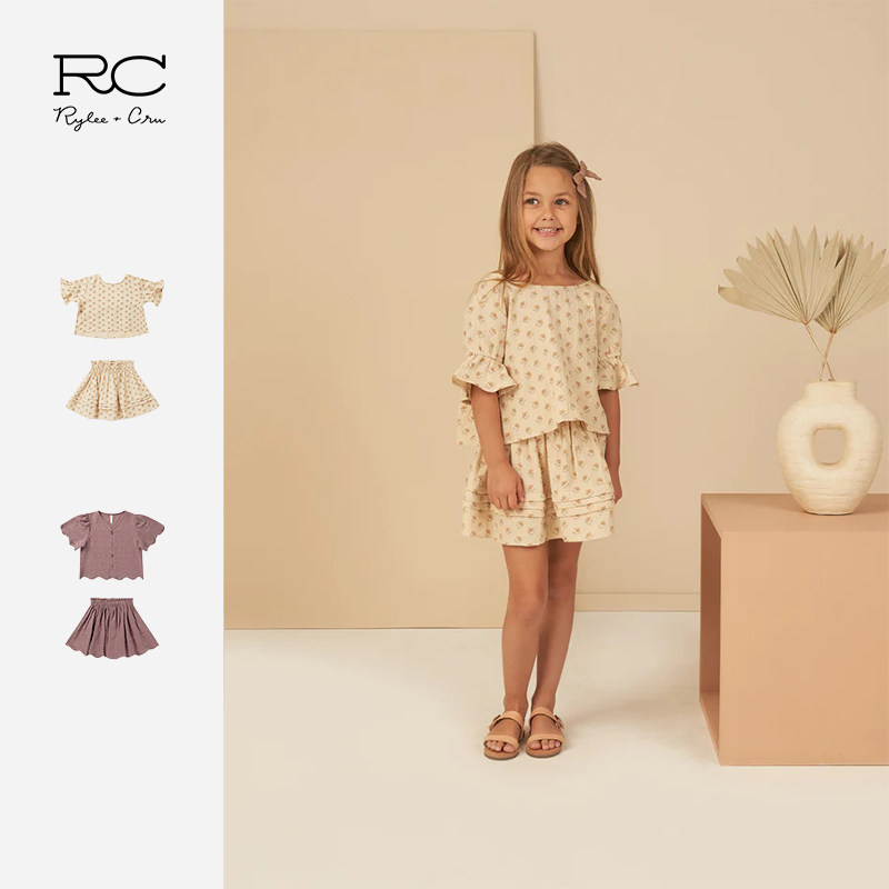 ryleecru衬衫田园风春夏秋