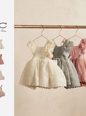 RyleeCru官方正品公主裙女童连衣裙生日周岁礼服礼裙女宝裙子