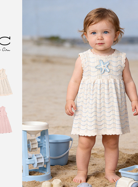 RyleeCru官方正品甜美女童无袖连衣裙夏日可爱风26春上新