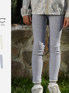 Ryleecru商场同款女童薄款打底裤春秋长裤中大童长裤女孩打底裤