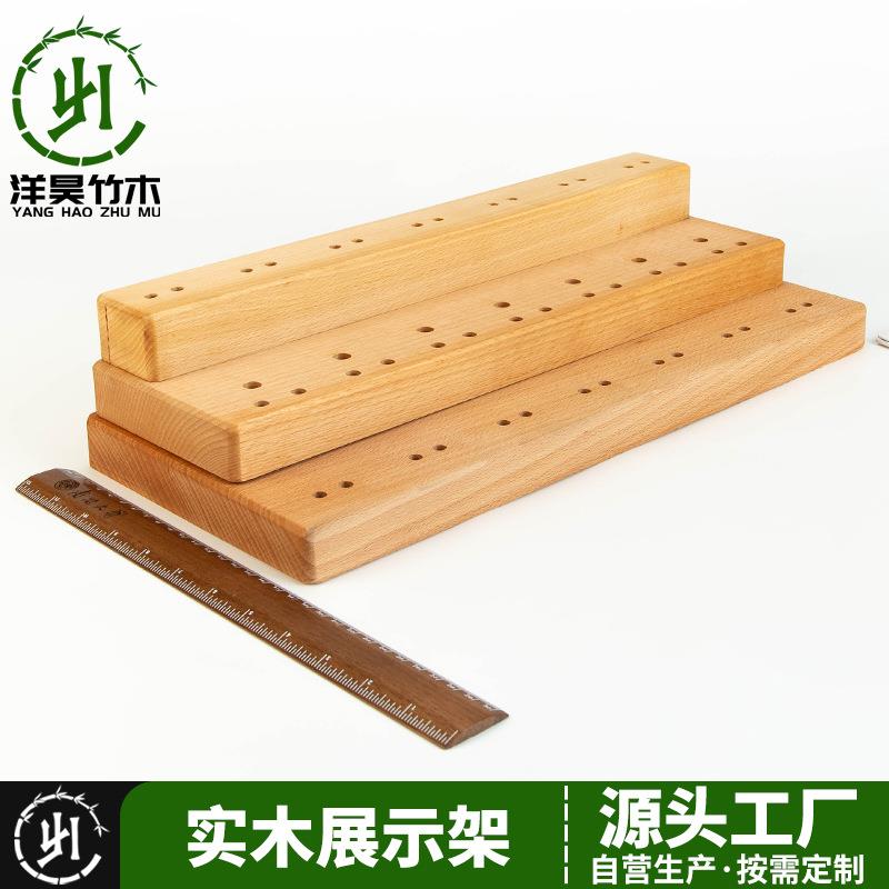 实木数码充电器产品展示架木质车充展示架充电头展示座