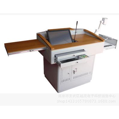 富可士S600Q多媒体讲台电子讲台校专用讲台升降多功能收纳