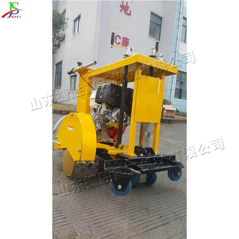 井盖切割机手推式圆形井盖开槽机沥青路面圆周破损井盖切缝机