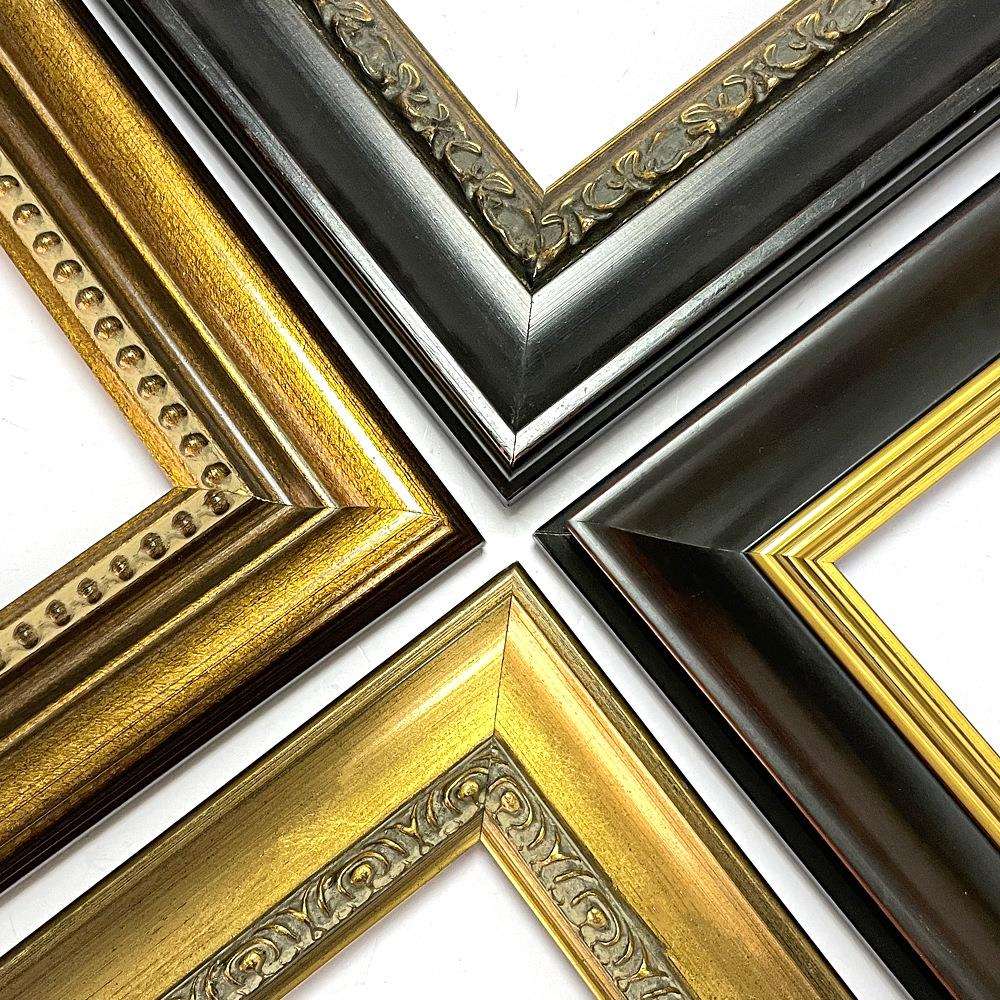 欧美式复古实木画框装饰画挂墙木质画框线条大尺寸油画框装裱外框