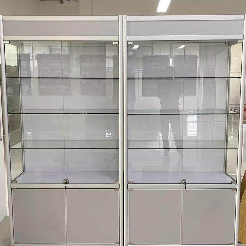 精品玻璃展柜透明样品展示架摆件展示柜货架陈列货柜