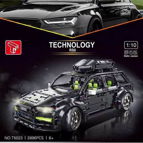 泰高乐T5023奥笛-RS6（旅行版）男孩模型益智拼装小颗粒积木