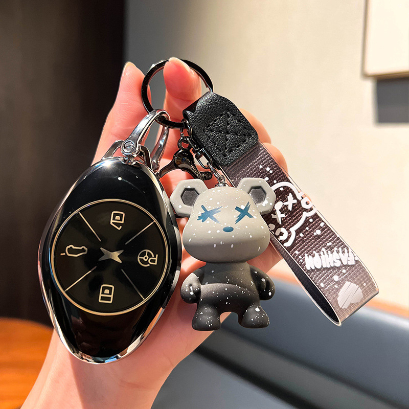 适用小鹏20/21/22款全新P7保护遥控器男士女G3车锁匙扣壳钥匙包套