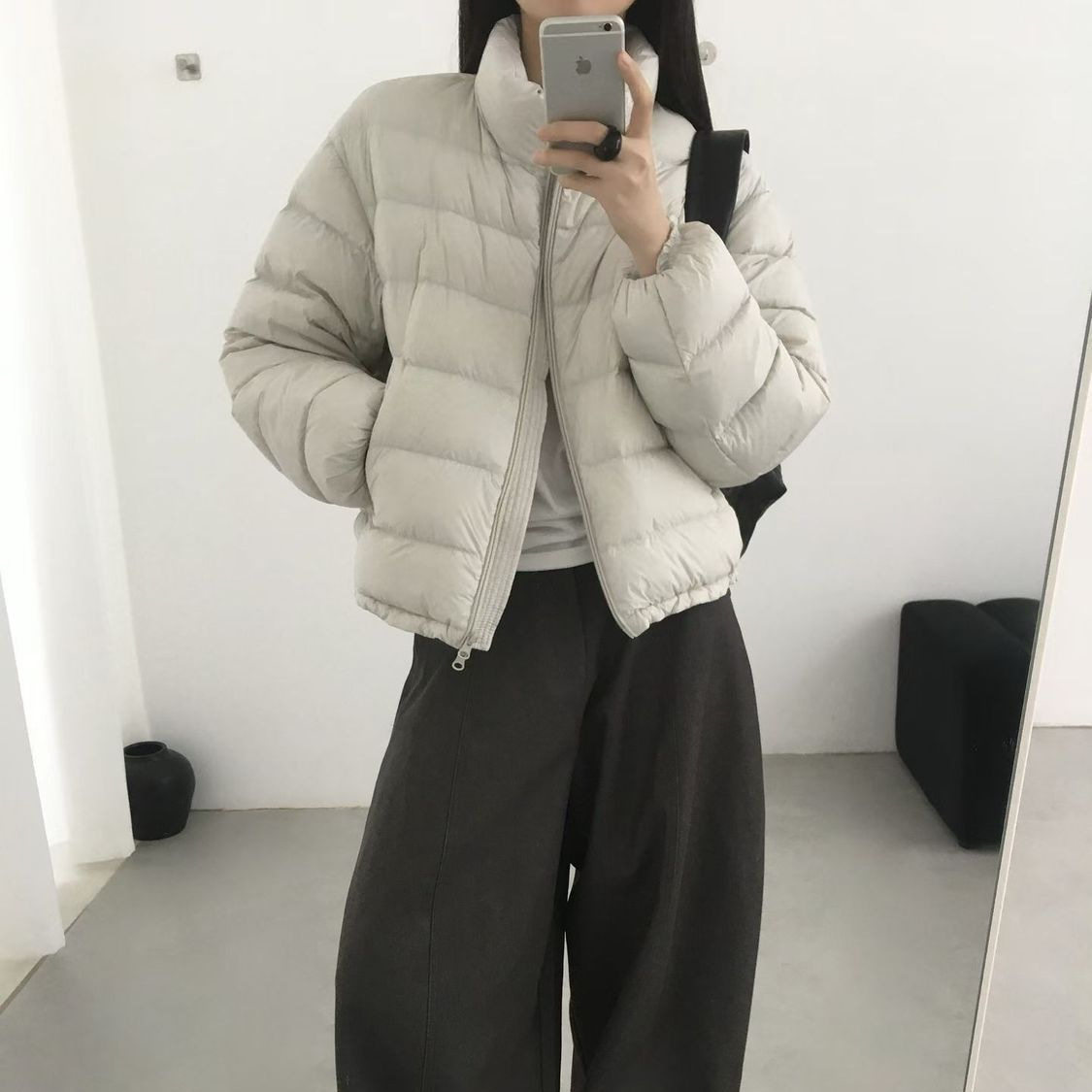 排骨棉服女装2026年新款冬季韩版立领宽松小个子通勤风面包服外套