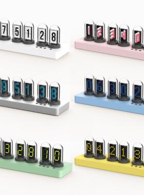 严选智气象站天气时摆件钟in闹sIPS-02风电子钟ips彩能屏桌面时钟