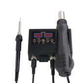 热销8898V热风枪拆焊台MPV10V2120双铁数显二合一可控温电烙焊台