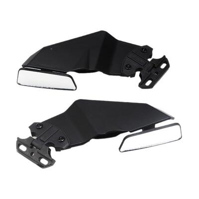 摩托车改装配件适用川56252崎雅马风哈本田杜卡通用定翼后视迪扰