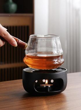 日式温烤茶炉蜡热烛温茶加ZEV底座炉小火炉煮茶炉家用茶禅意茶具