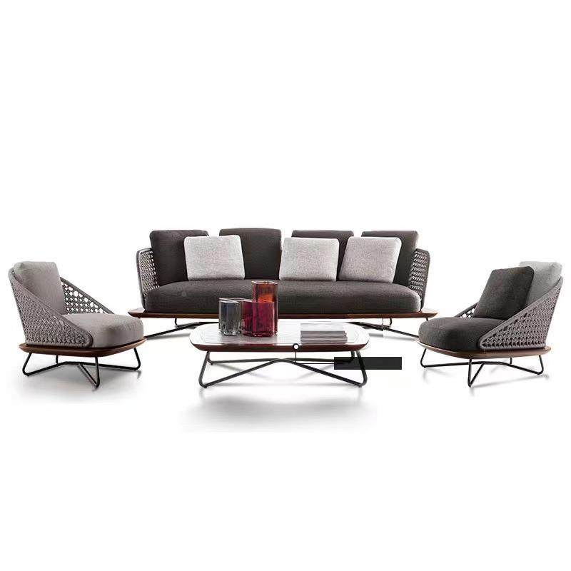 北水计欧户外休闲藤编沙28发设实木高端别墅庭院花园露台防沙发师,住宅家具,户外沙发,淘宝优惠券,粉丝福利购,淘宝优惠卷